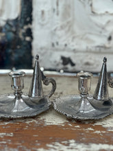 Load image into Gallery viewer, raymond japan candleholders with snuffers - set of two
