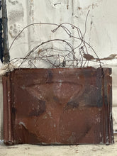 Load image into Gallery viewer, rusty metal handmade door/shelf pocket
