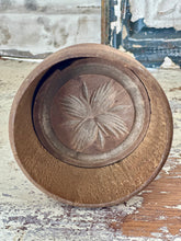 Load image into Gallery viewer, wood flower butter press, repaired
