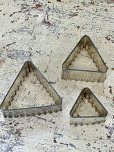 Load image into Gallery viewer, triangle cookie cutter set of three
