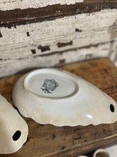 Load image into Gallery viewer, clementson bros royal tear drop shape dish/relish dish ironstone..price is for one
